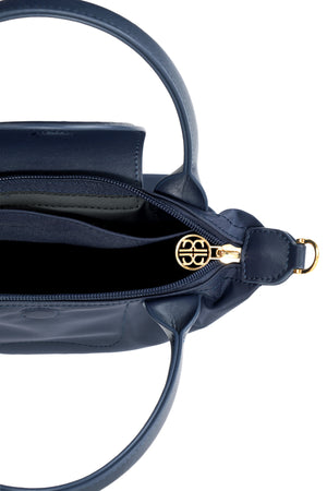 Nylon Small Tote Bag - Navy