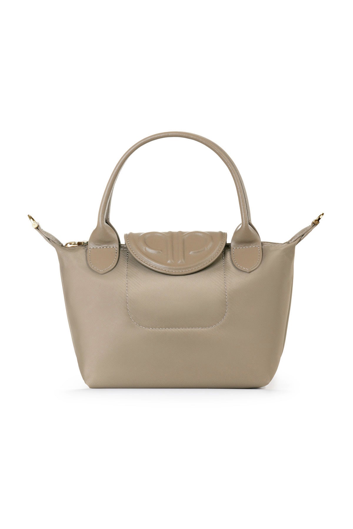Nylon Small Tote Bag - Olive