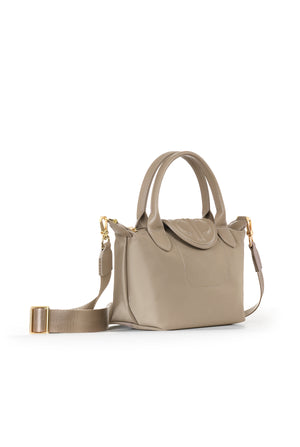 Nylon Small Tote Bag - Olive