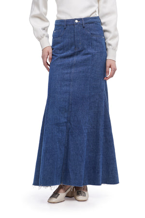 Oriel Denim Skirt - Classic Blue