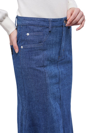 Oriel Denim Skirt - Classic Blue