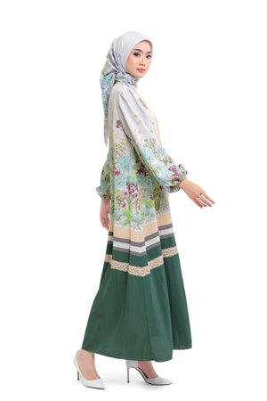 Orla Shirt Dress - Emerald