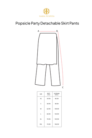 Popsicle Party Detachable Skirt Pants - Pistachio