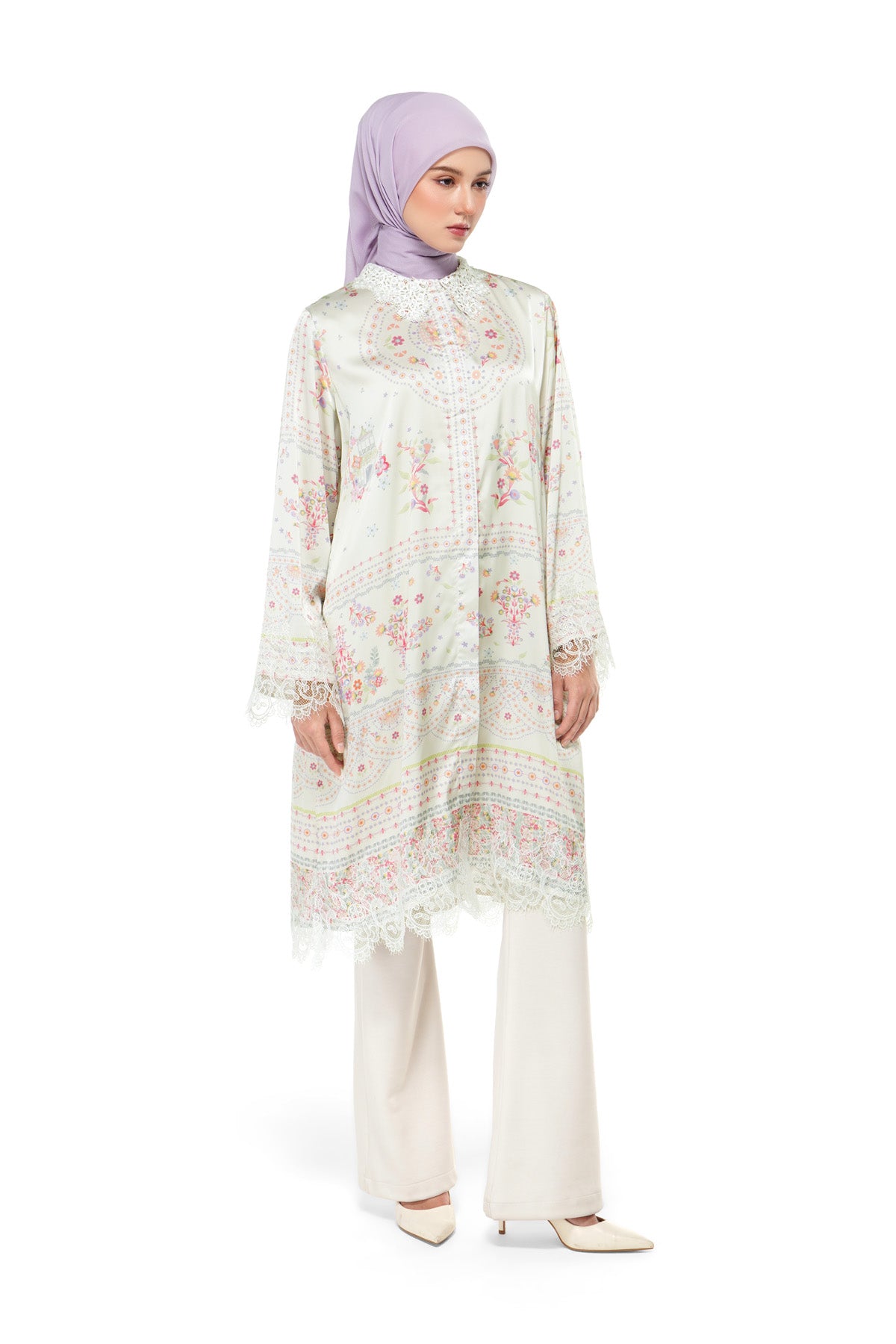 Popsicle Party Lace Tunic - Vanilla - Nada Puspita