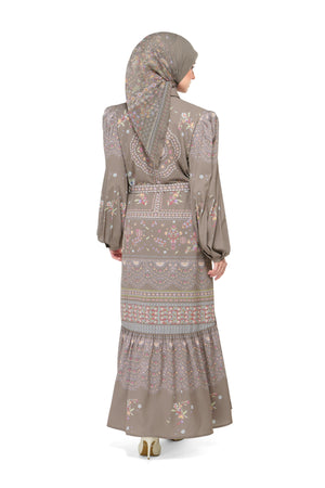 Popsicle Party Ruffled Dress - Choco