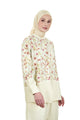 Postcard Asymmetric Shirt - Cream