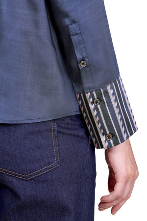 Postcard Basic Blouse - Navy