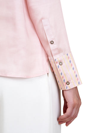 Postcard Basic Blouse - Pink