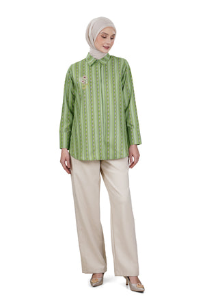 Postcard Basic Shirt - Green