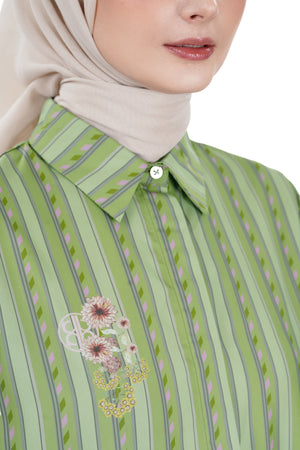 Postcard Basic Shirt - Green