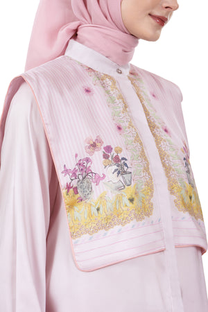 Postcard Cape Shirt - Pink