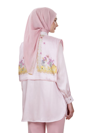 Postcard Cape Shirt - Pink