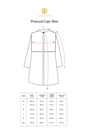 Postcard Cape Shirt - Pink