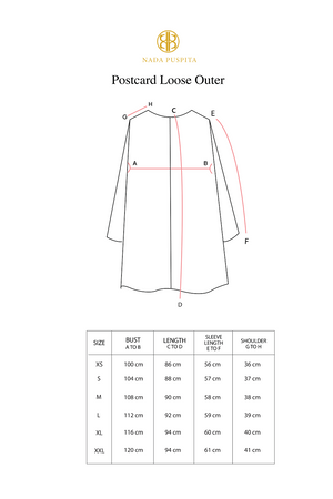 Postcard Loose Outer - Black