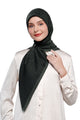 Basic Monogram Scarf - Pirate Black
