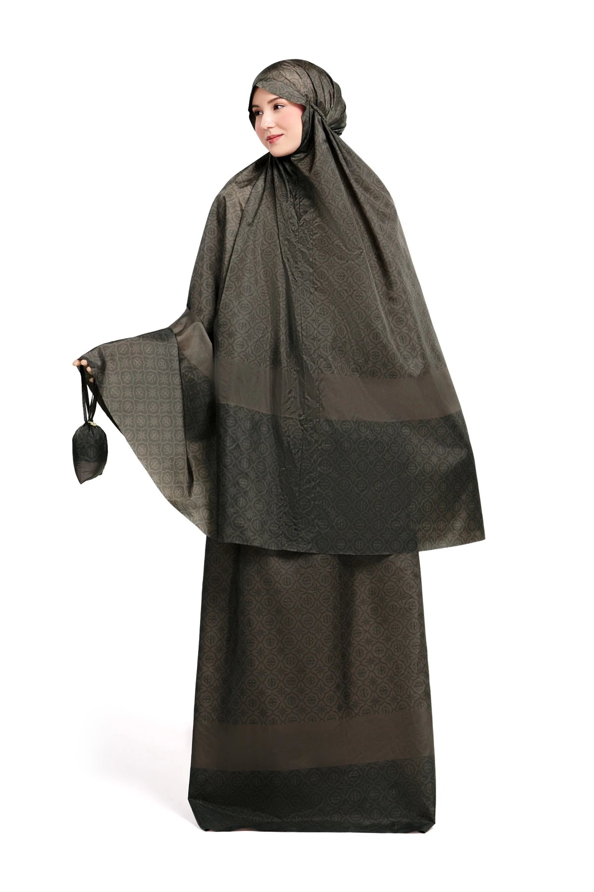 Solace Monogram Pocket Prayer Robe - Brown