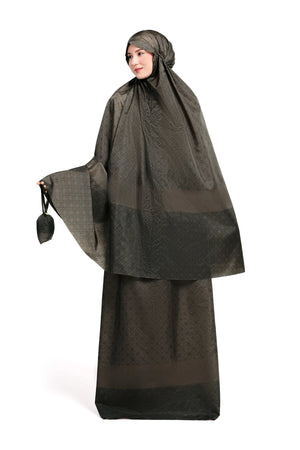 Solace Monogram Pocket Prayer Robe - Brown