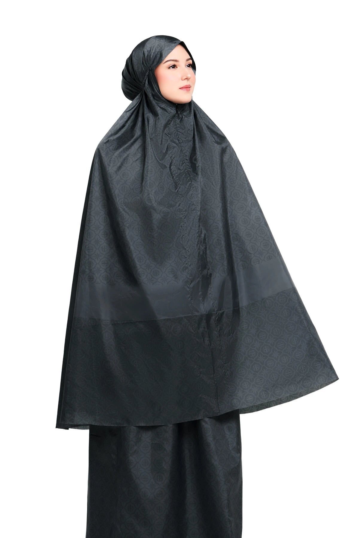 Solace Monogram Pocket Prayer Robe - Charcoal