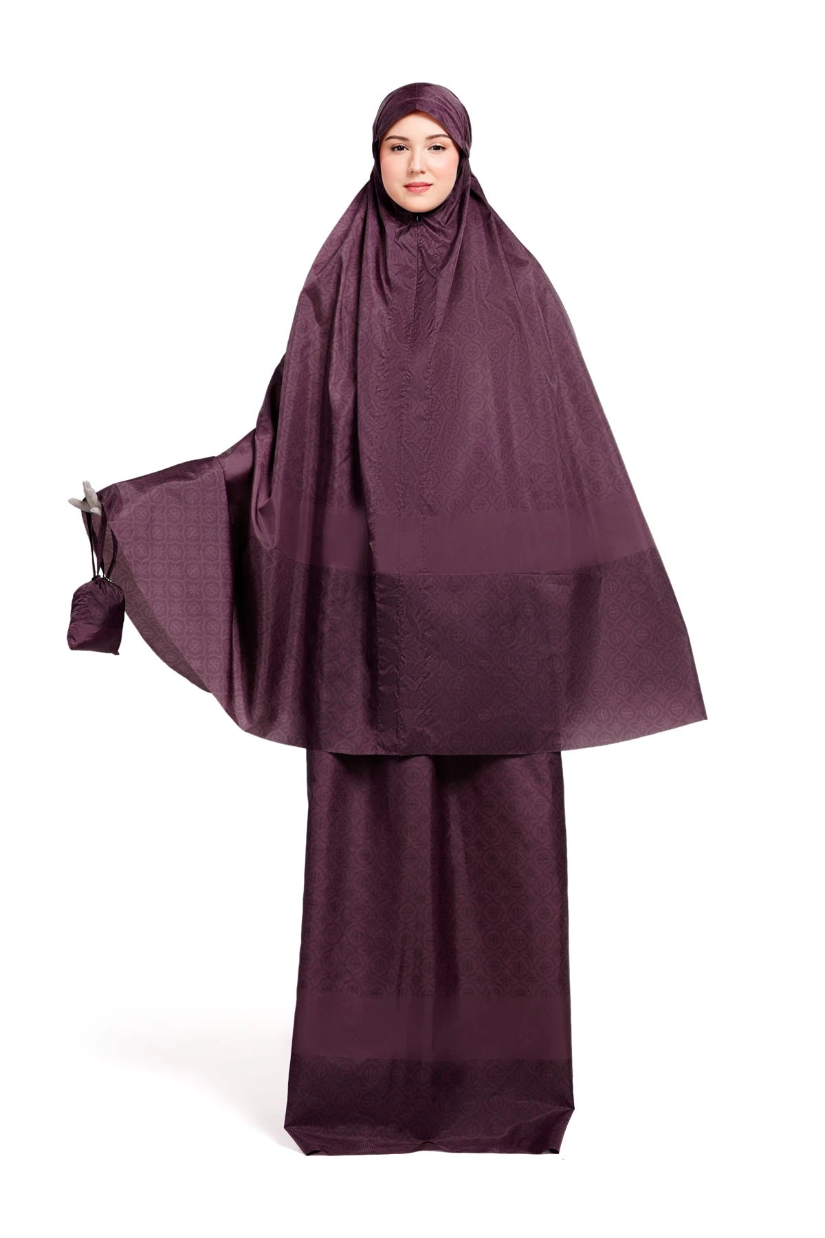 Solace Monogram Pocket Prayer Robe - Magenta
