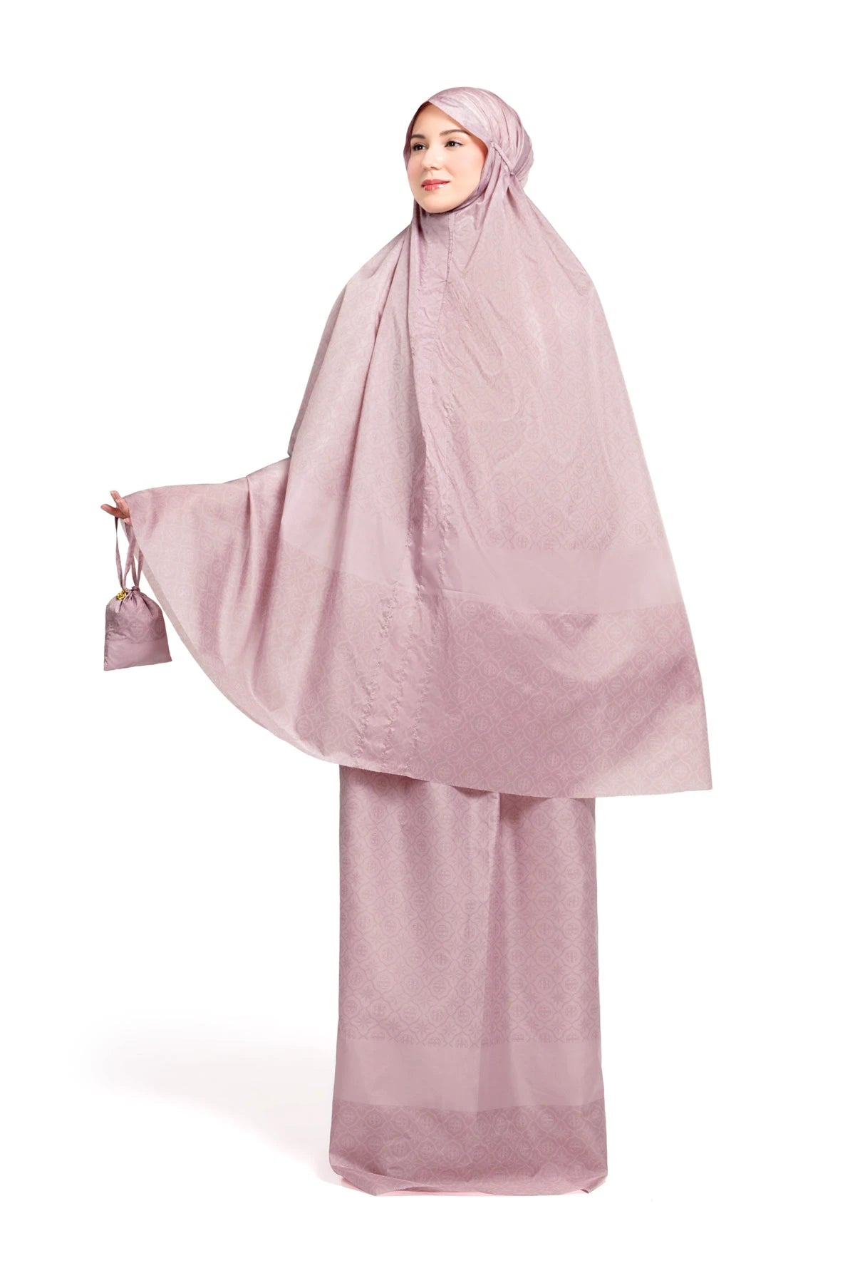 Solace Monogram Pocket Prayer Robe - Dusty Pink