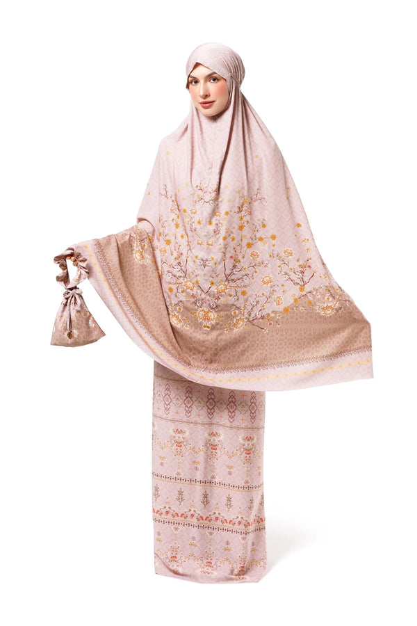 Ikat Blossom Prayer Robe - Endek