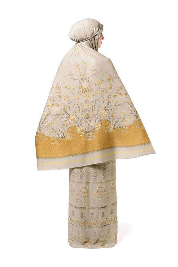 Ikat Blossom Prayer Robe - Tapis