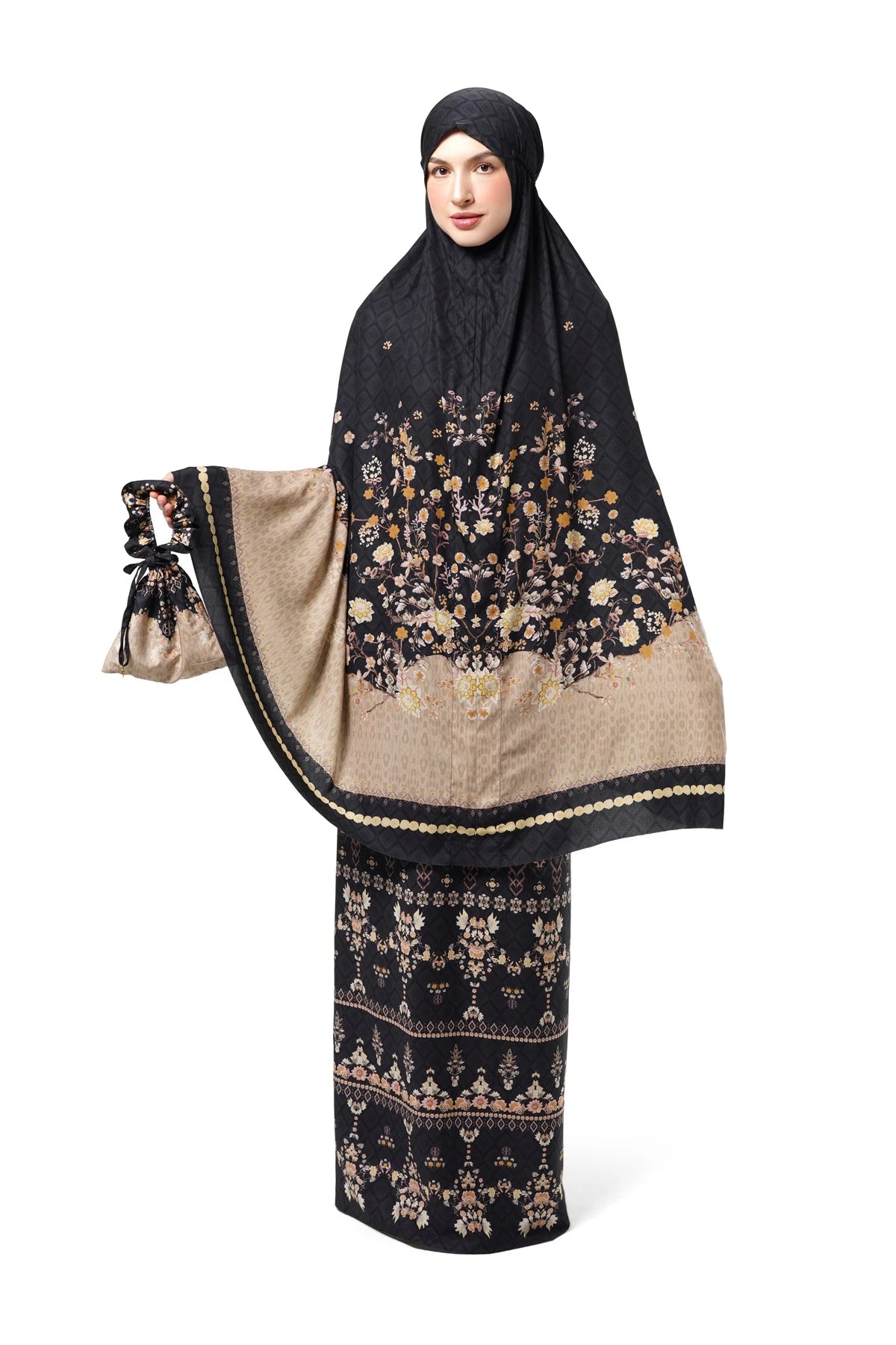 Ikat Blossom Prayer Robe - Ulos