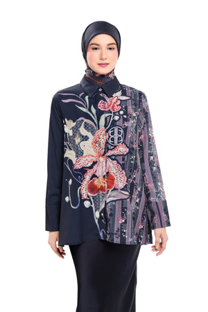 Puspa Basic Shirt - Navy