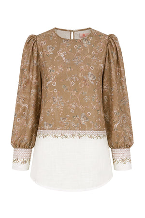 Puspa Blouse - Brown