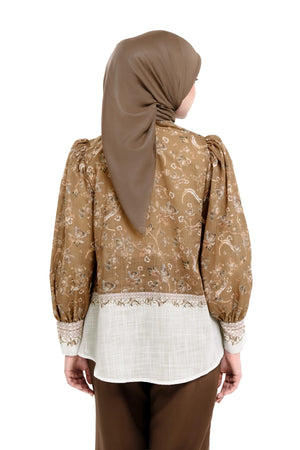 Puspa Blouse - Brown