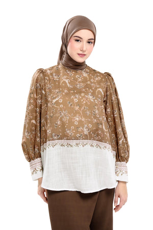 Puspa Blouse - Brown