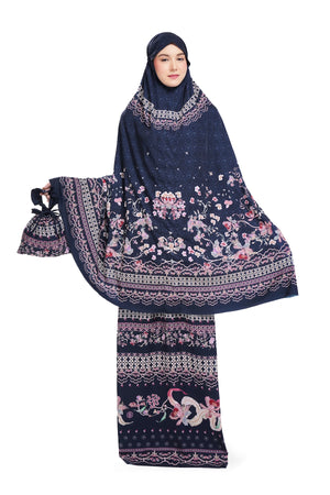 Puspa Prayer Robe - Biru Tua