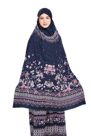 Puspa Prayer Robe - Biru Tua