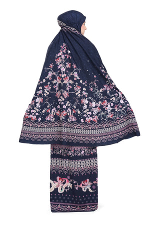 Puspa Prayer Robe - Biru Tua