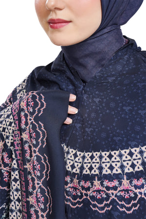 Puspa Prayer Robe - Biru Tua