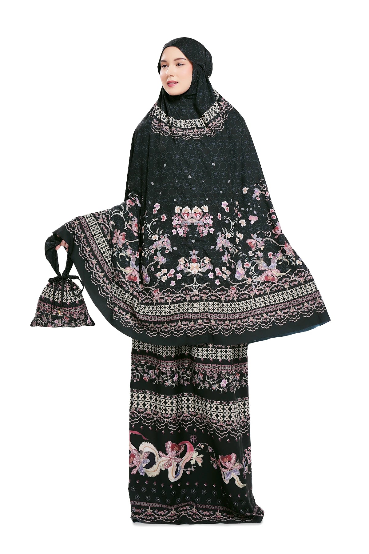 Puspa Prayer Robe - Hitam
