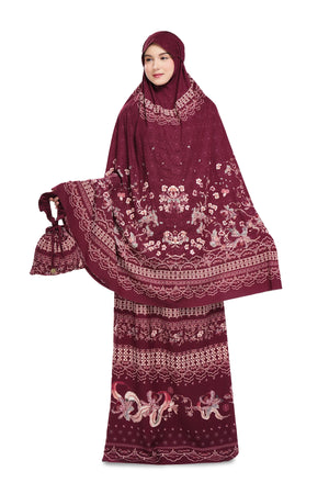 Puspa Prayer Robe - Merah