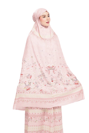 Puspa Prayer Robe - Merah Muda
