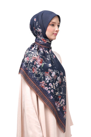 Puspa Series Large - Biru Tua