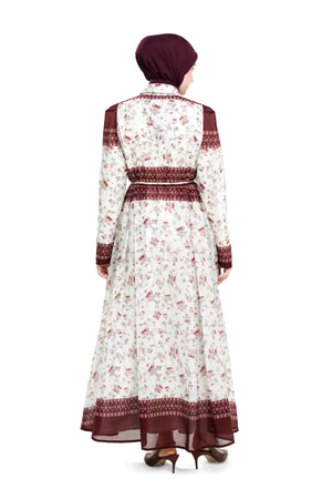 Puspa Shirt Dress - White