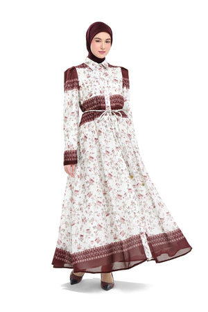 Puspa Shirt Dress - White