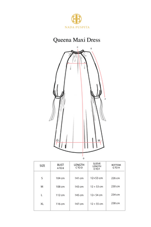 Queena Maxi Dress - Orange