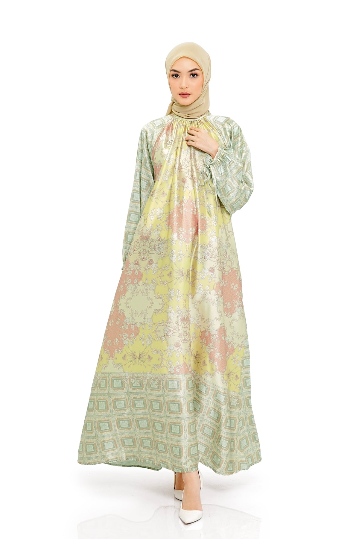 Queena Maxi Dress - Orange