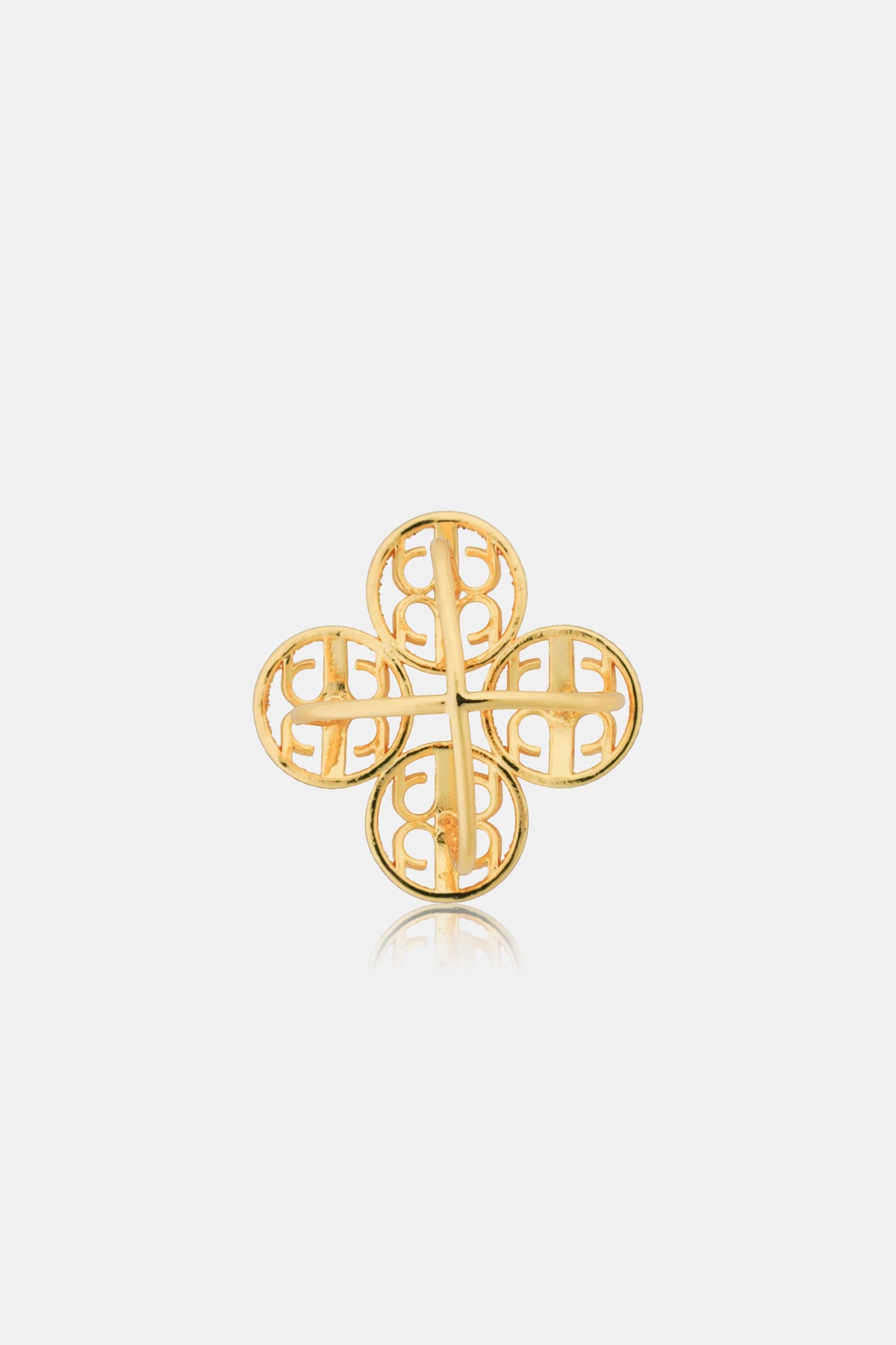 Quina Ring Brooch - Gold