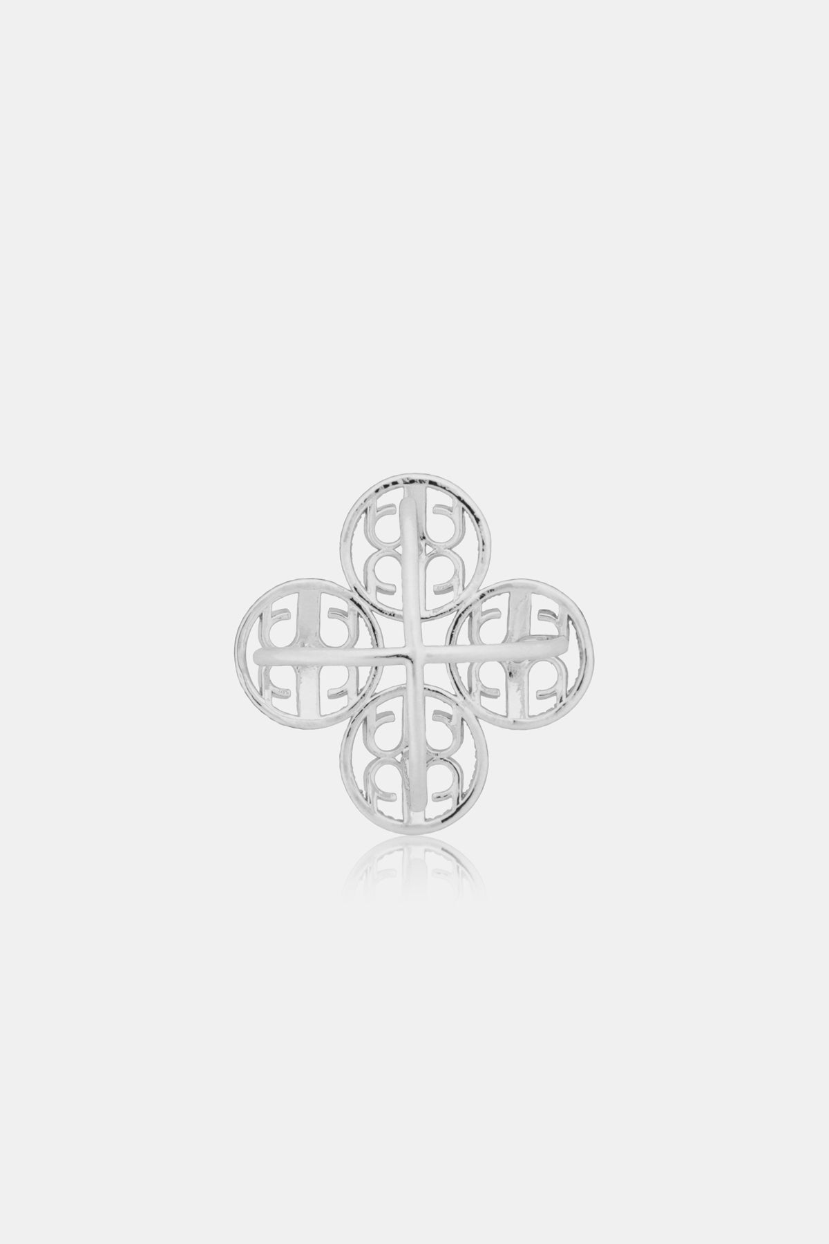 Quina Ring Brooch - Silver