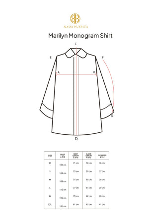 Marilyn Monogram Shirt - Pink