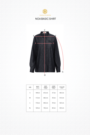Noa Basic Shirt - Black