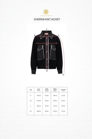 Sherina Knit Jacket - Black