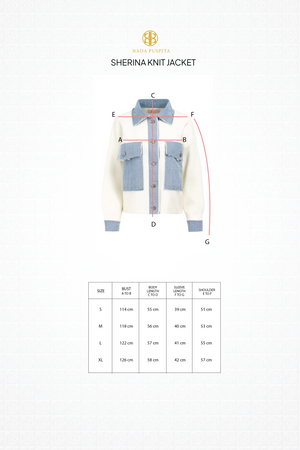 Sherina Knit Jacket - Ivory
