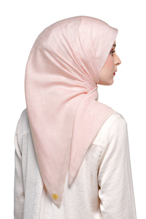 Basic Monogram Scarf - Rose Quartz